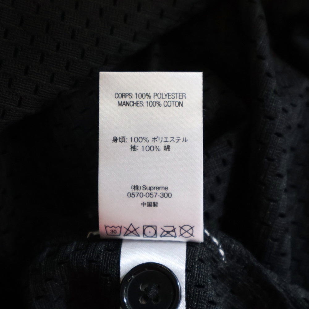 SUPREME(シュプリーム) 20SS Mesh Hooded L/S Baseball Jersey メッシュフーデッドロングスリーブベースボールジャージー ブラック
