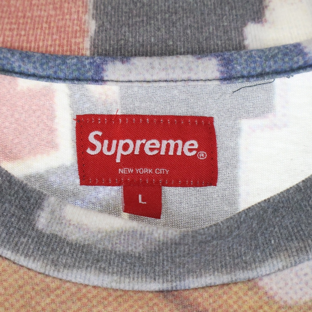 SUPREME(シュプリーム) 23SS Jersey Collage S/S Top ジャージーコラージュショートスリーブトップ 転写プリント半袖Tシャツ マルチカラー