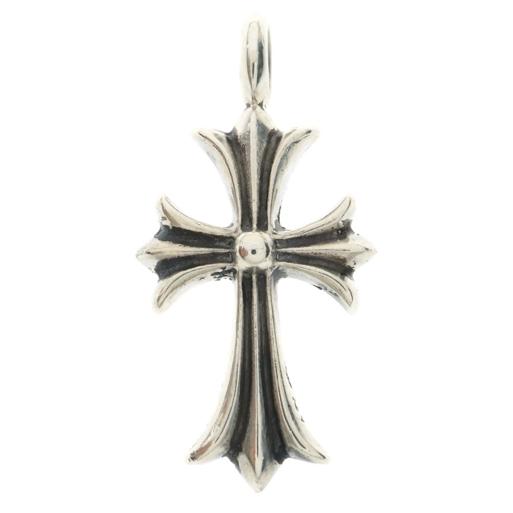 CHROME HEARTS(クロムハーツ) TNY CRSF P RUBY タイニーファットクロス PAVEルビー ペンダント シルバーネックレストップ