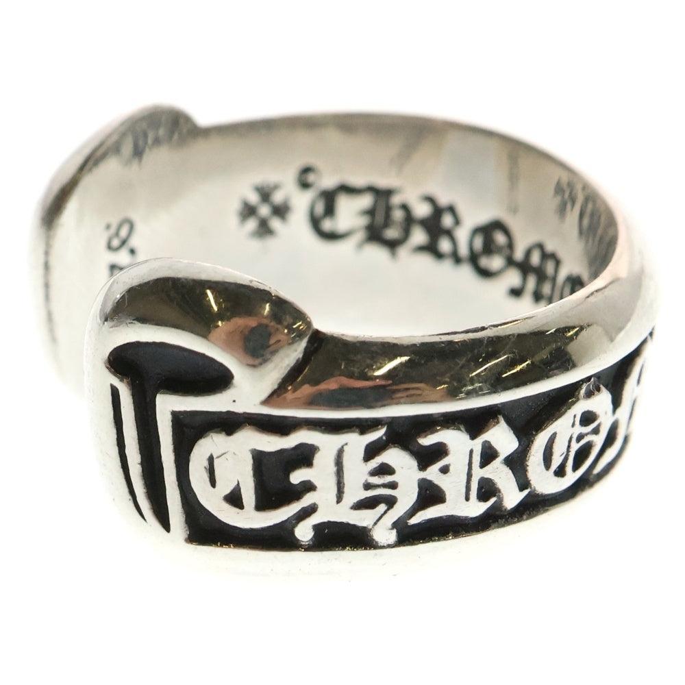 CHROME HEARTS(クロムハーツ) SM SCROLL LABEL スモールスクロールラベル リング シルバー BCA413
