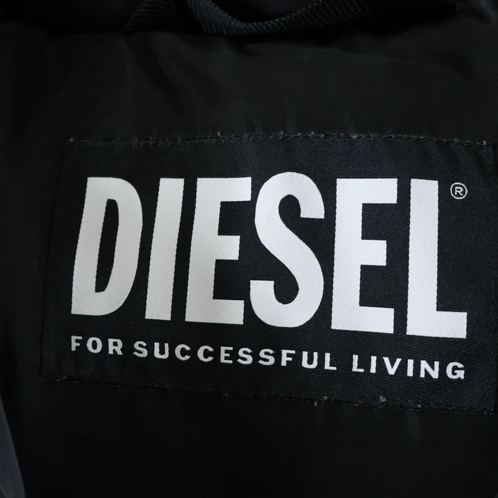DIESEL(ディーゼル) W-GARRETT ナイロン ダウンジャケット ブラック 00E8F203