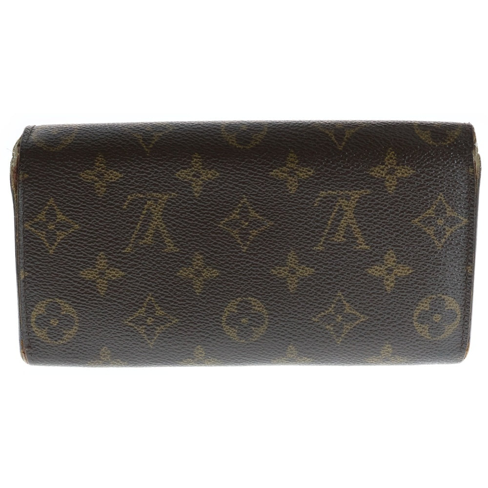 LOUIS VUITTON(ルイヴィトン) モノグラム ポシェット ポルトモネ 長財布 ブラウン