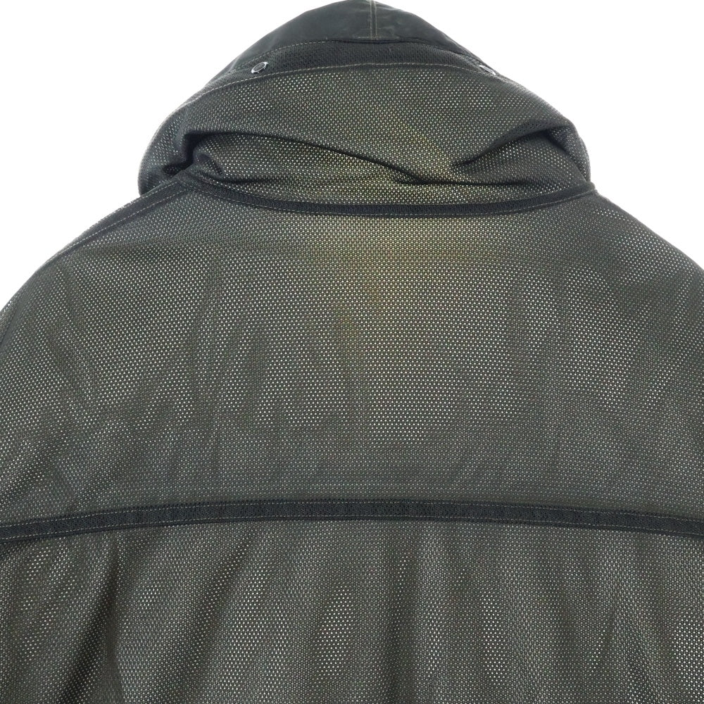 STONE ISLAND(ストーンアイランド) ワッペン付き メッシュダウンジャケット カーキ 39154E36