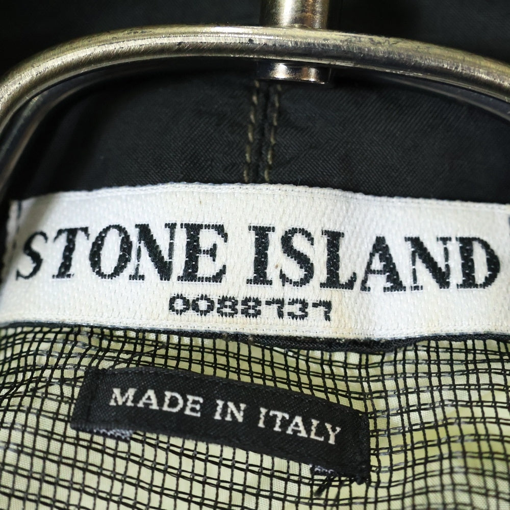 STONE ISLAND(ストーンアイランド) ワッペン付き メッシュダウンジャケット カーキ 39154E36