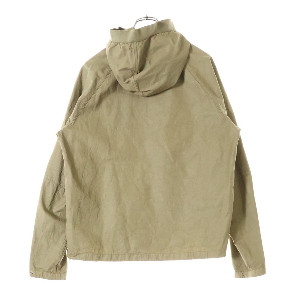 STONE ISLAND(ストーンアイランド) コンパス刺繍 コットンナイロン ジップアップジャケット ベージュ 3615M636