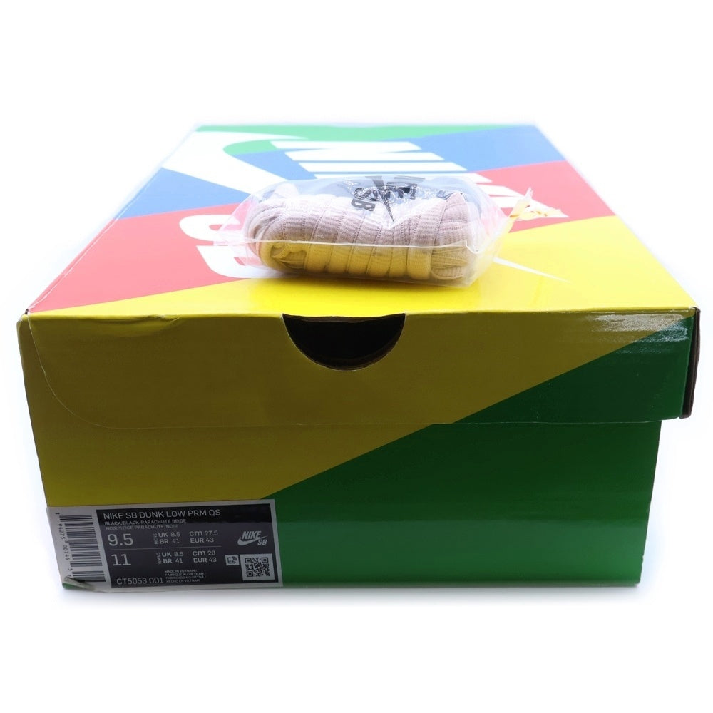 NIKE SB(ナイキエスビー) ×TRAVIS SCOTT CACTUS JACK DUNK LOW PRM QS トラヴィススコット カクタスジャック ダンク ローカットスニーカー ベージュ/ネイビー US9.5/27.5cm CT5053-001