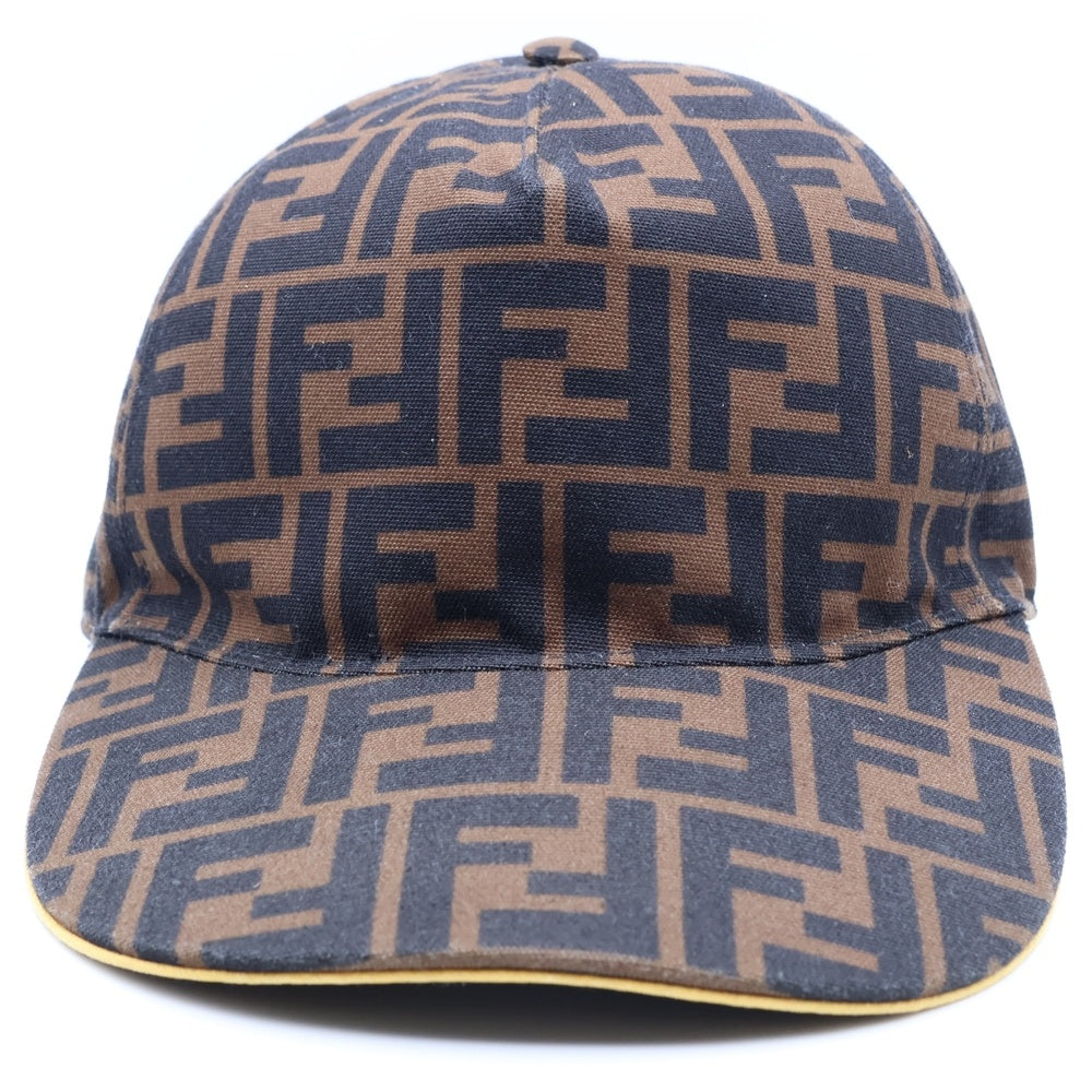FENDI(フェンディ) FFロゴ キャップ ズッカ柄 ベースボールキャップ FXQ768 A660 TU ブラウン