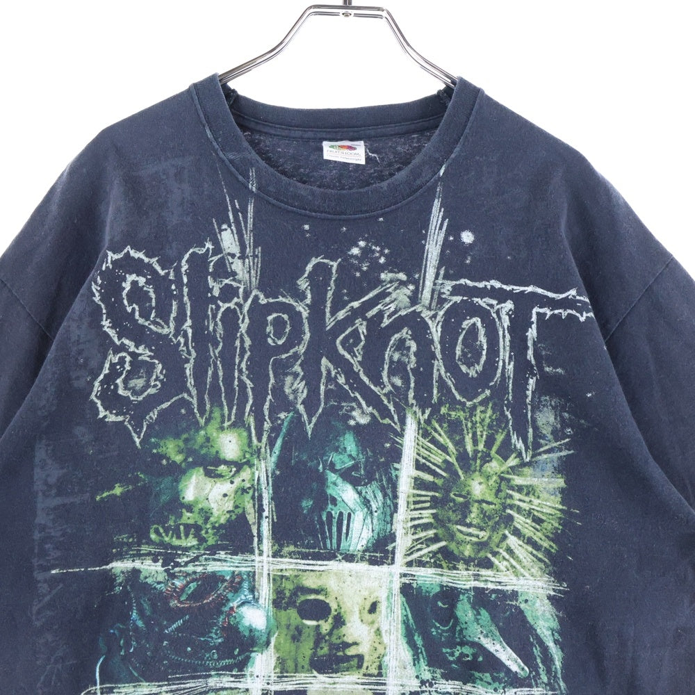 VINTAGE(ヴィンテージ) Slipknot スリップノット 半袖Tシャツ クルーネックカットソー ブラック