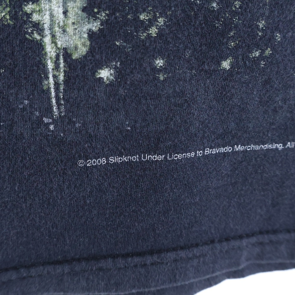 VINTAGE(ヴィンテージ) Slipknot スリップノット 半袖Tシャツ クルーネックカットソー ブラック