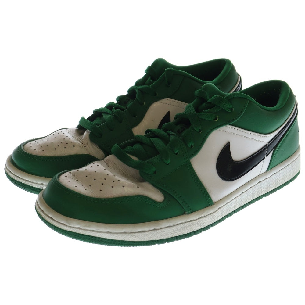 NIKE(ナイキ) AIR JORDAN 1 LOW PINE GREEN 553558-301 エアジョーダン1 パイングリーン ローカットスニーカー グリーン/ホワイト US8/26cm