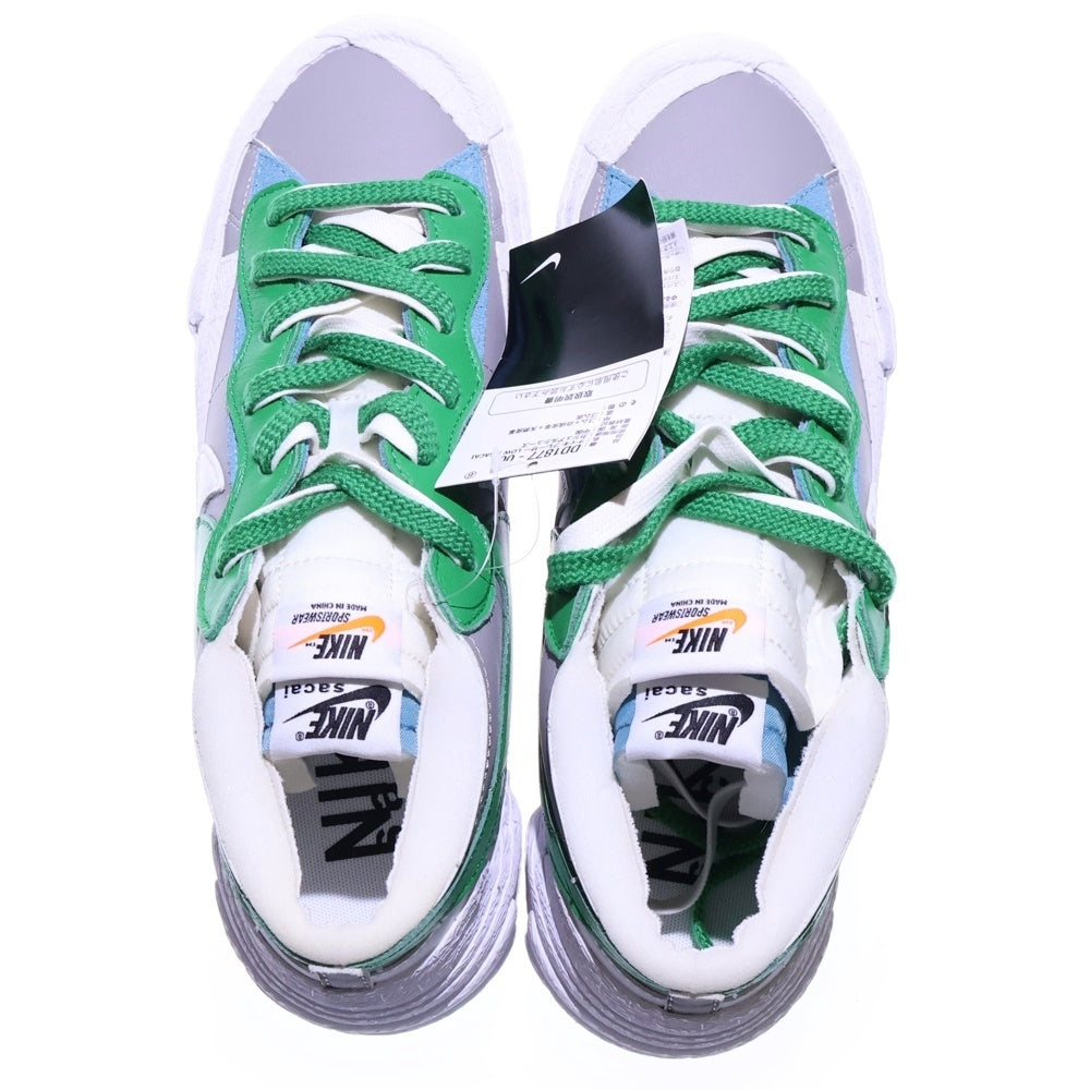NIKE(ナイキ) ×SACAI BLAZER LOW CLASSIC GREEN サカイ ブレーザー ロー クラシックグリーン ローカットスニーカー ホワイト/グリーン US9.5/27.5cm DD1877-001