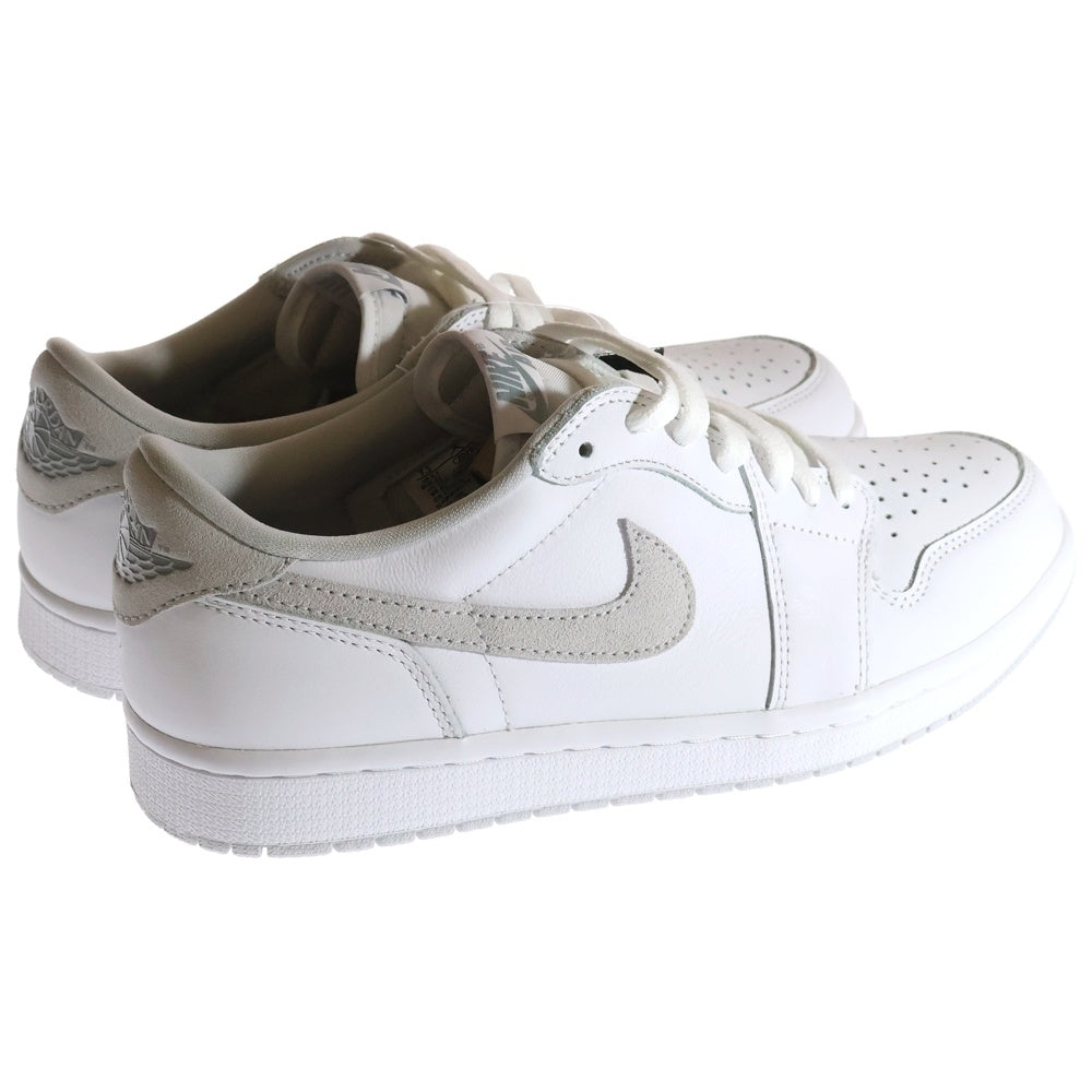 NIKE(ナイキ) AIR JORDAN 1 LOW OG NEUTRAL GREY エアジョーダン1 ニュートラルグレー ローカットスニーカー ホワイト/グレー US9.5/27.5cm CZ0790-100