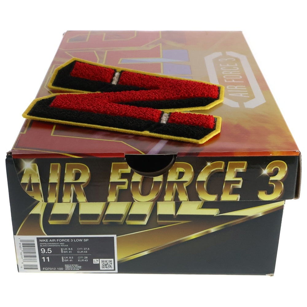 NIKE(ナイキ) ×NIGO AIR FORCE 3 LOW SP ニゴー エアフォース ローカットスニーカー マルチカラー US9.5/27.5cm FQ7012-100