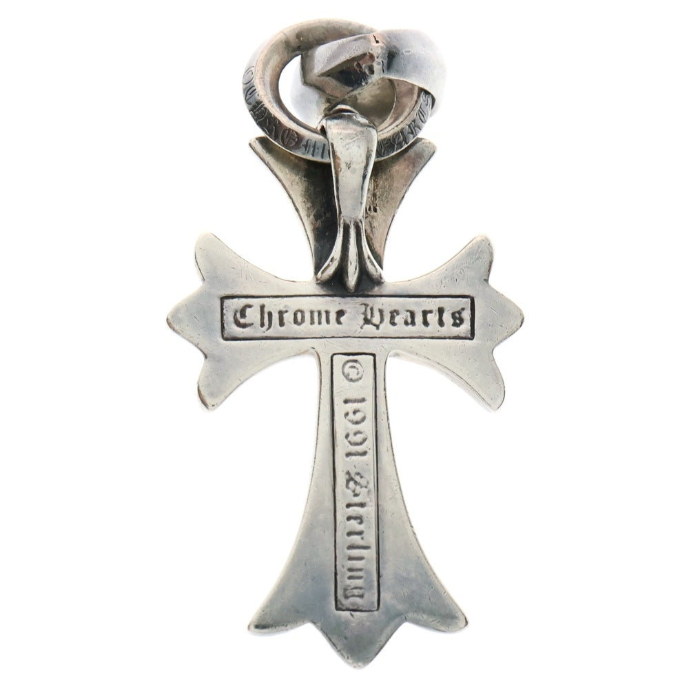 CHROME HEARTS(クロムハーツ) CH CRS SML W/BALE Wベイル スモールCHクロス ペンダントトップ シルバー BCA218