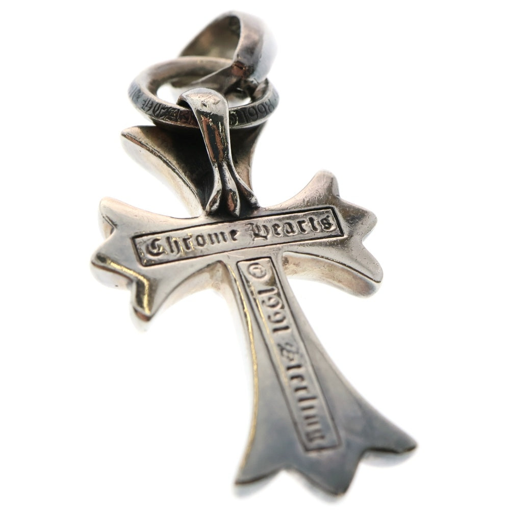 CHROME HEARTS(クロムハーツ) CH CRS SML W/BALE Wベイル スモールCHクロス ペンダントトップ シルバー BCA218