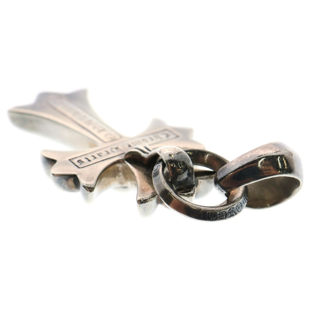 CHROME HEARTS(クロムハーツ) CH CRS SML W/BALE Wベイル スモールCHクロス ペンダントトップ シルバー BCA218