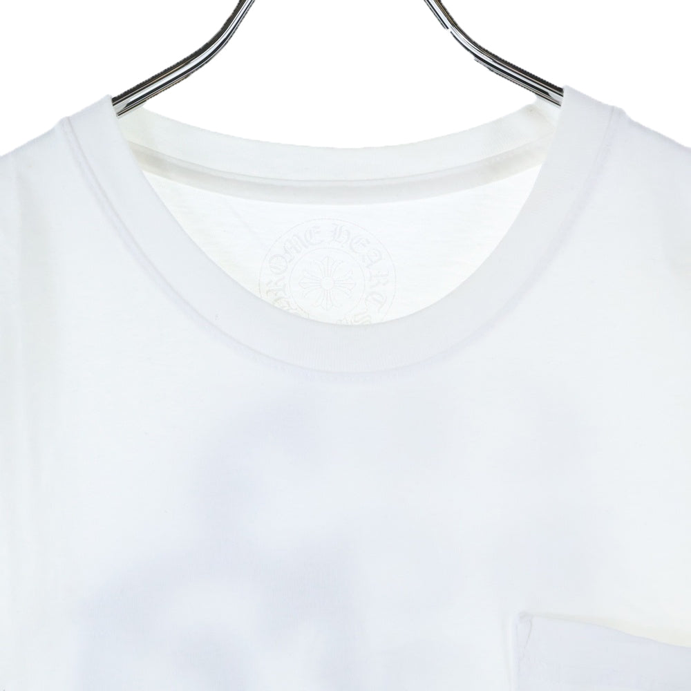 CHROME HEARTS(クロムハーツ) VINE DAGGER スプリットヴァインダガープリント クルーネック 半袖Tシャツ ホワイト