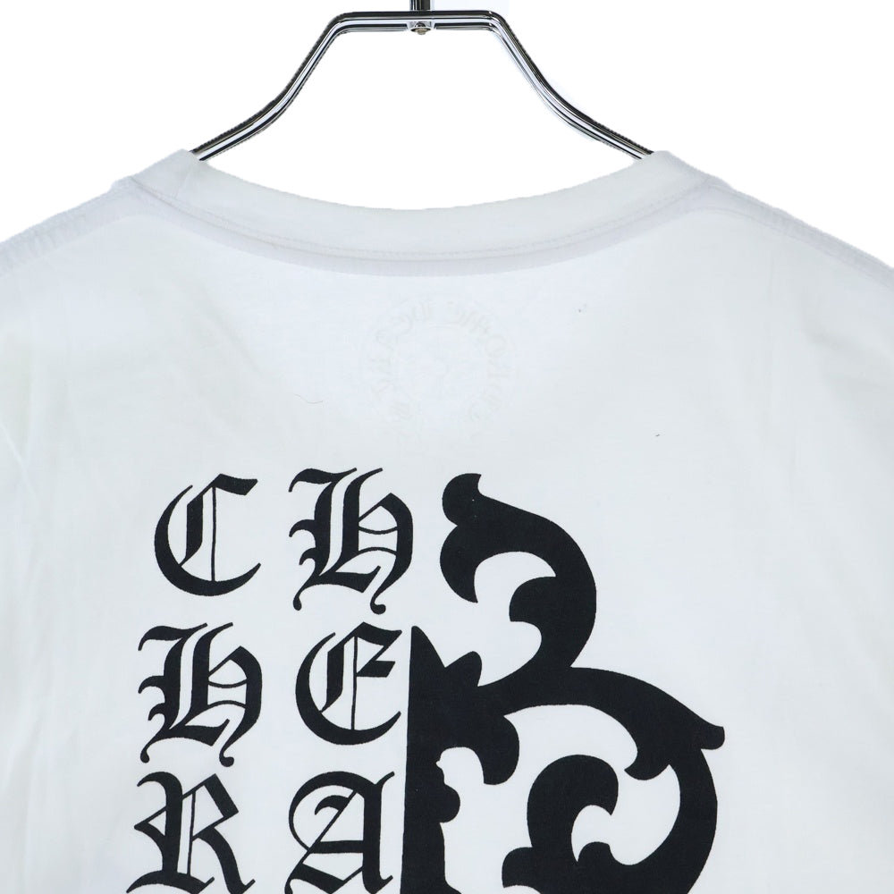 CHROME HEARTS(クロムハーツ) VINE DAGGER スプリットヴァインダガープリント クルーネック 半袖Tシャツ ホワイト