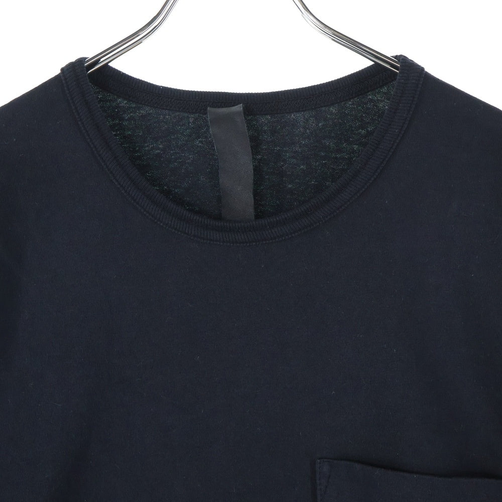 CHROME HEARTS(クロムハーツ) YNOT L/S TEE フロントロゴ刺繍 袖CHクロス刺繍 クルーネック 長袖Tシャツ ブラック
