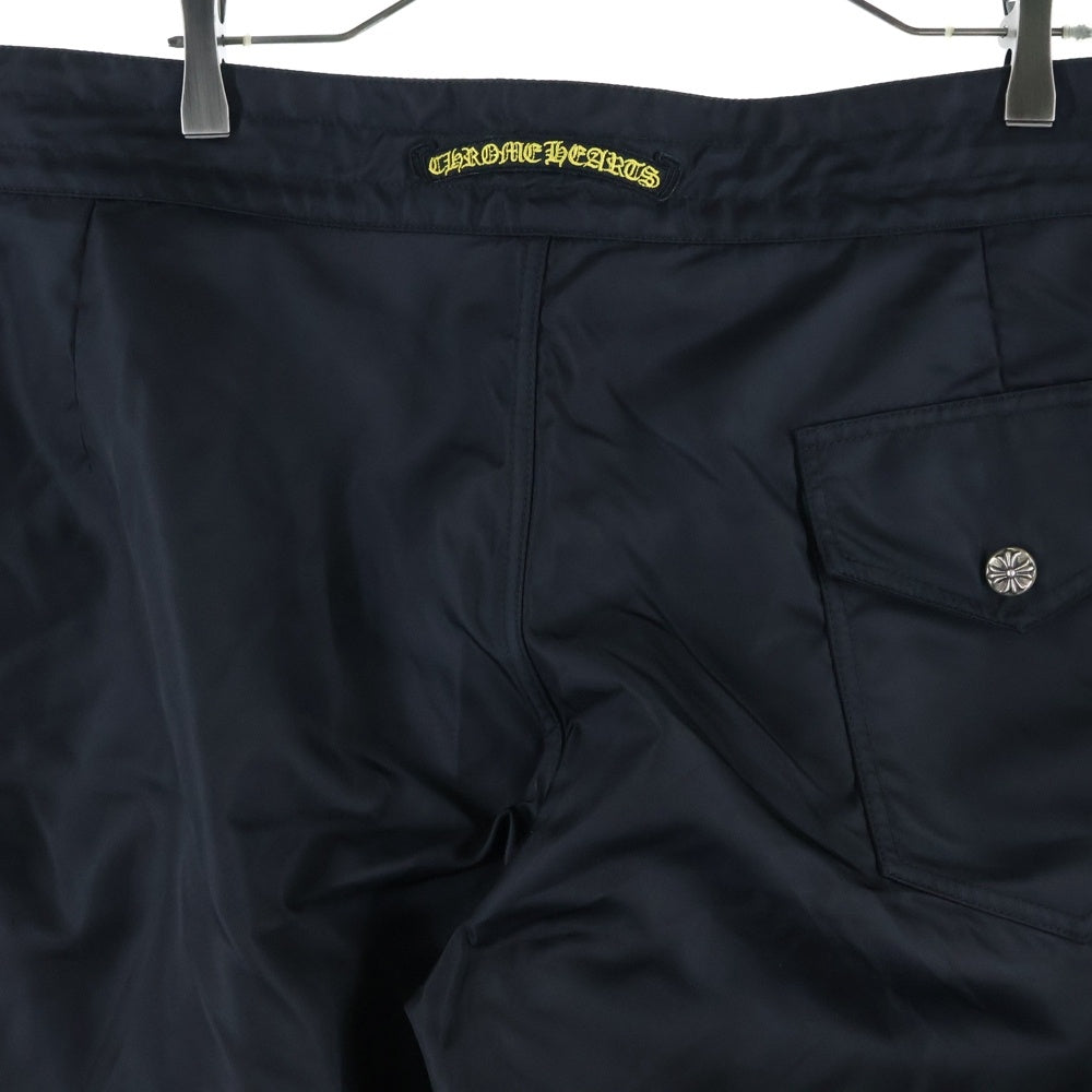 CHROME HEARTS(クロムハーツ) SURF BRITCHES Nylon Swim Shorts クロスボール付 ナイロン スイムショーツ ブラック