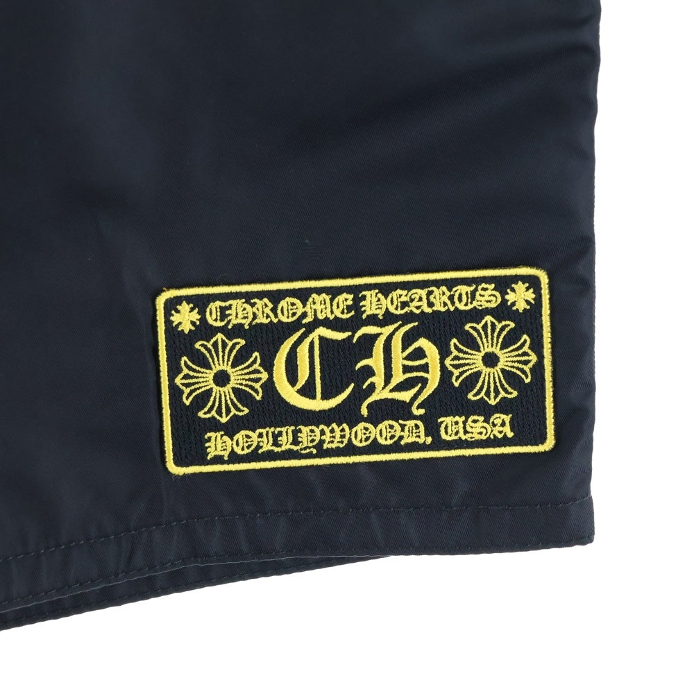 CHROME HEARTS(クロムハーツ) SURF BRITCHES Nylon Swim Shorts クロスボール付 ナイロン スイムショーツ ブラック