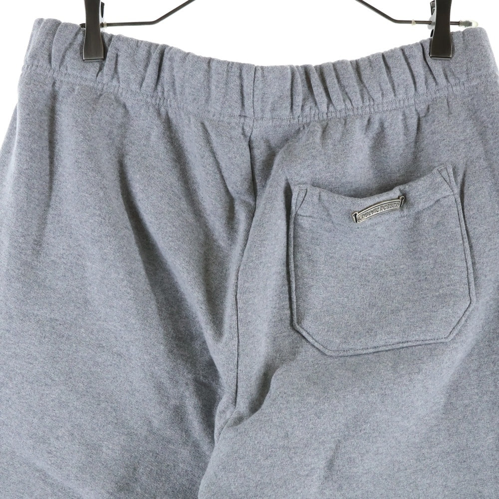 CHROME HEARTS(クロムハーツ) Y NOT 3 Cemetery Cross Patch Sweat Shorts クロスパッチ スウェット ハーフパンツ グレー