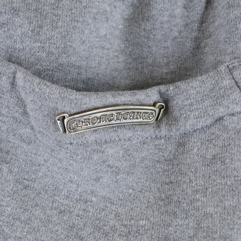 CHROME HEARTS(クロムハーツ) Y NOT 3 Cemetery Cross Patch Sweat Shorts クロスパッチ スウェット ハーフパンツ グレー