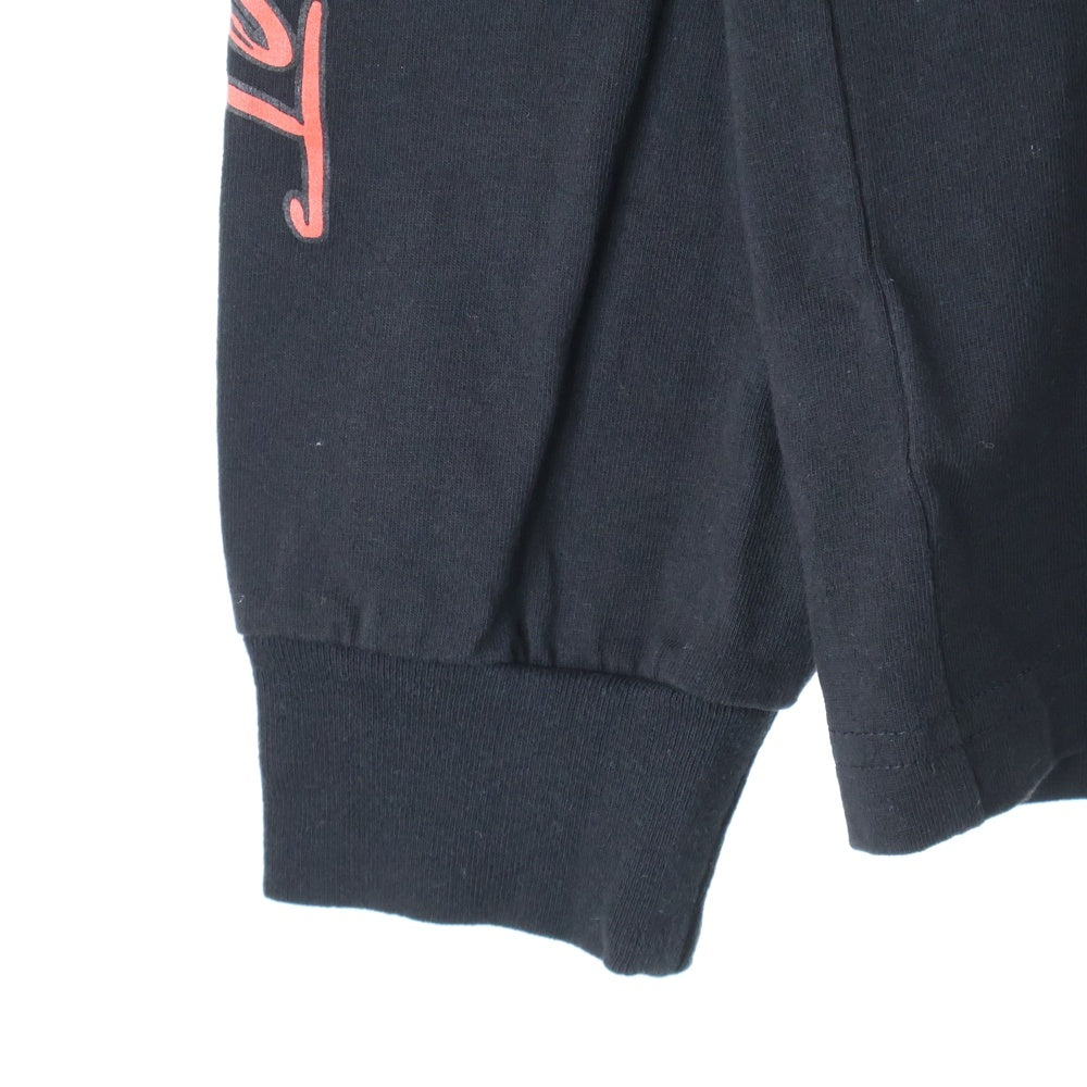 CHROME HEARTS(クロムハーツ) ×MATTY BOY STAYFAST RACE TEAM SWEAT グラフィックプリント クルーネック 長袖Tシャツ ブラック