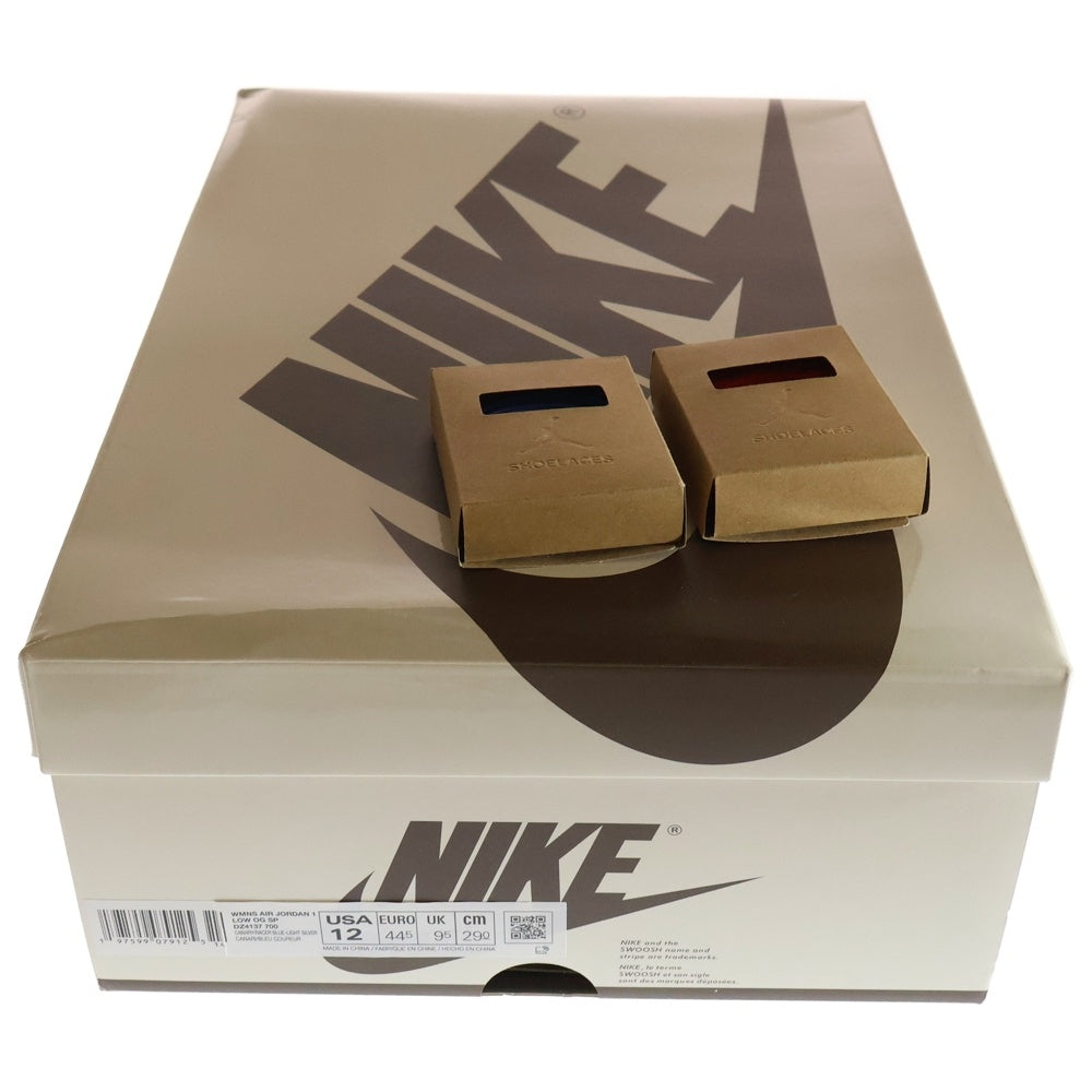 NIKE(ナイキ) ×Travis Scott WMNS Air Jordan 1 Retro Low OG Canary トラヴィススコット ウィメンズ エアジョーダン1 カナリー ローカットスニーカー DZ4137-700 US12/29cm