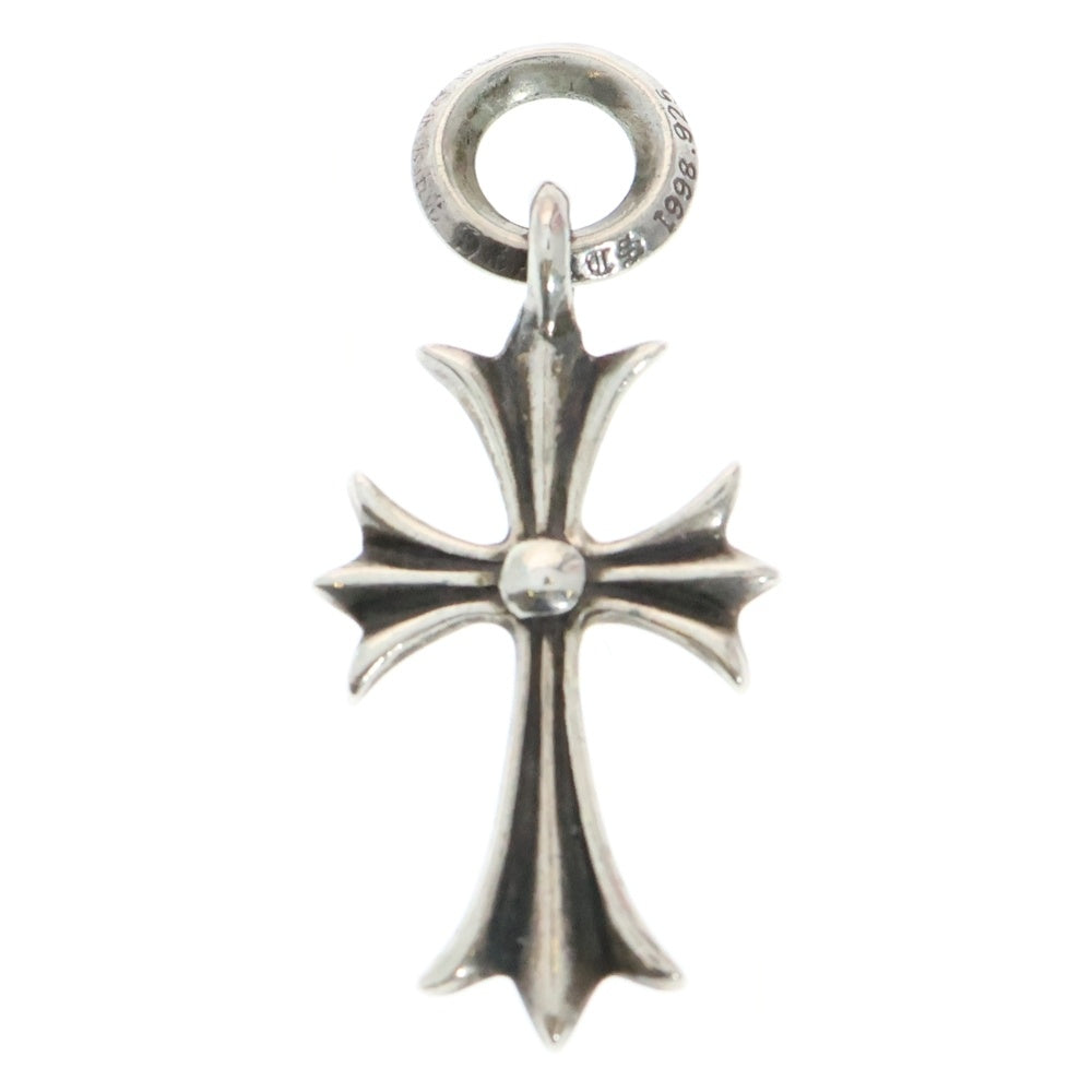 CHROME HEARTS(クロムハーツ) TINY CH CROSS タイニーCHクロス チャーム ネックレストップ シルバー BCA382