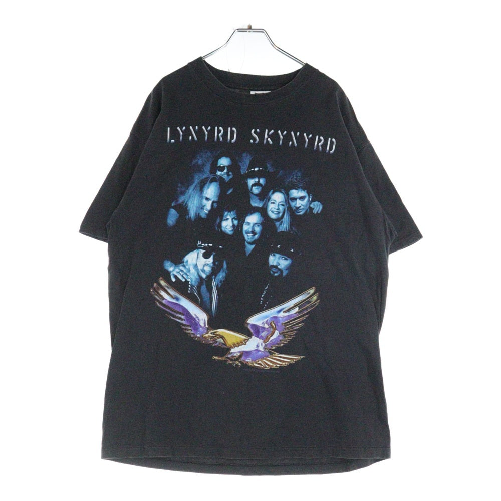 VINTAGE(ヴィンテージ) LYXYRD SKYXYRD レナード スキナード バンドTシャツ 半袖カットソー ブラック