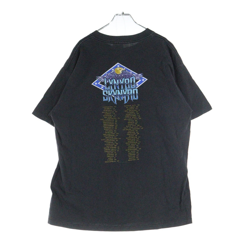 VINTAGE(ヴィンテージ) LYXYRD SKYXYRD レナード スキナード バンドTシャツ 半袖カットソー ブラック