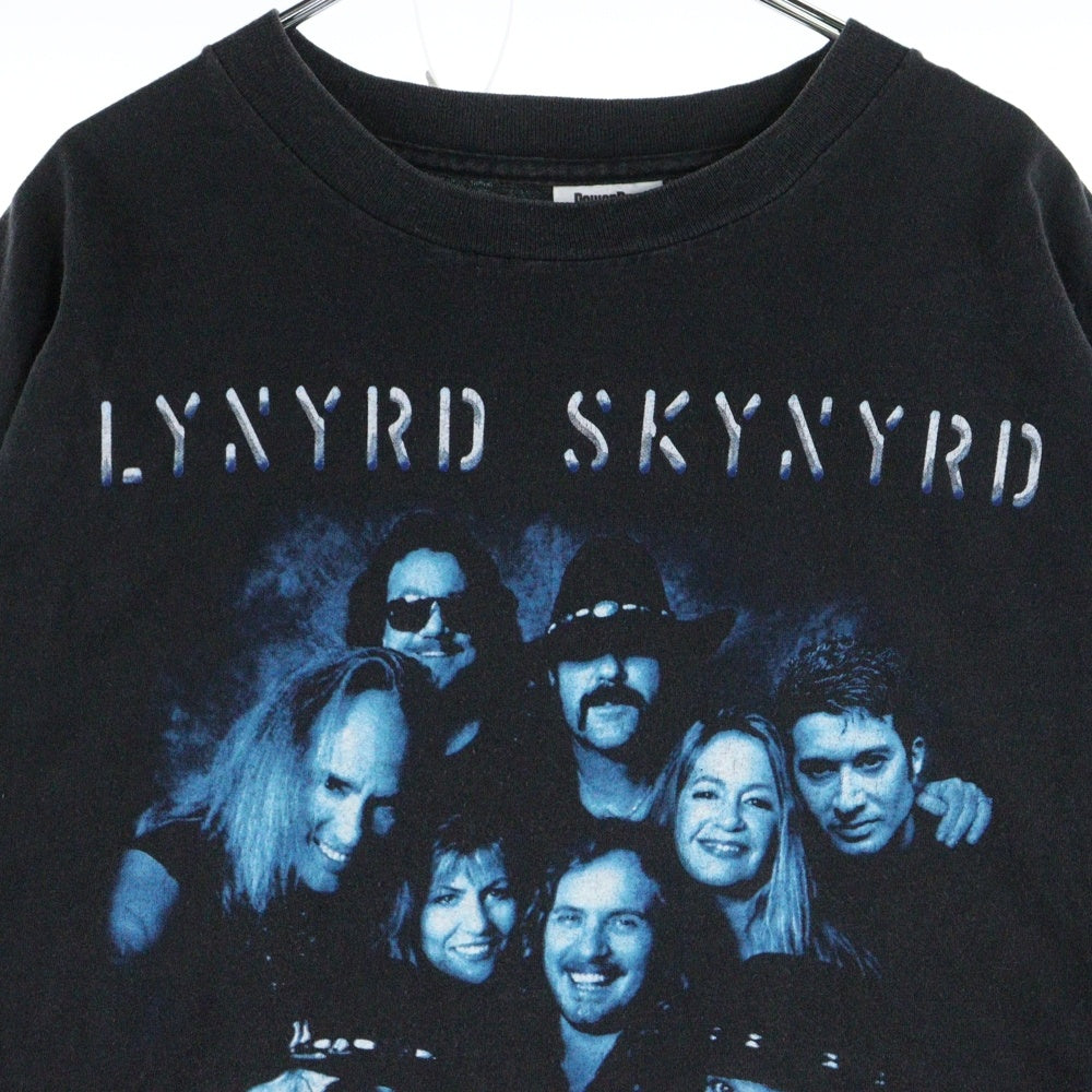 VINTAGE(ヴィンテージ) LYXYRD SKYXYRD レナード スキナード バンドTシャツ 半袖カットソー ブラック