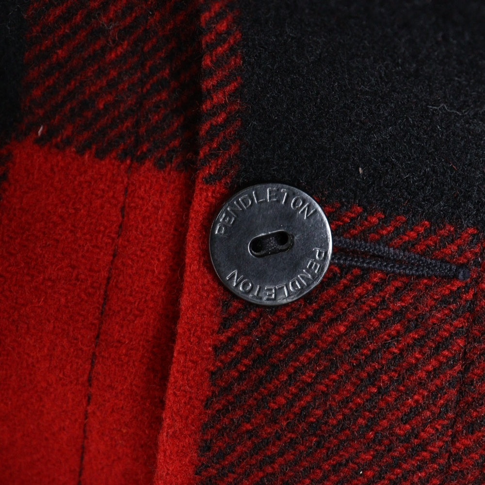 PENDLETON(ペンドルトン) チェック柄 マッキーノジャケット レッド/ブラック