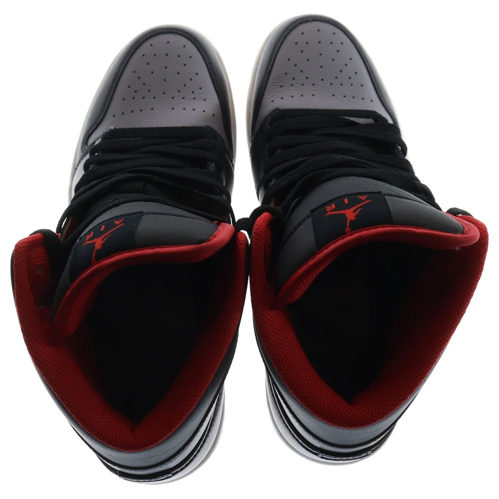 NIKE(ナイキ) Air Jordan 1 Mid Black/Cement Grey エアジョーダン1 ミッド ブラック/セメントグレー ミッドカットスニーカー US9.5/27.5cm DQ8426-006