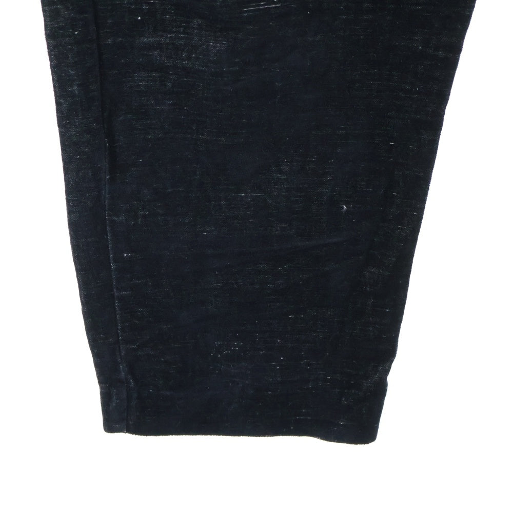 Rick Owens(リックオウエンス) 19AW LARRY ベロア素材 サルエルパンツ ブラック RU19F4395-VM