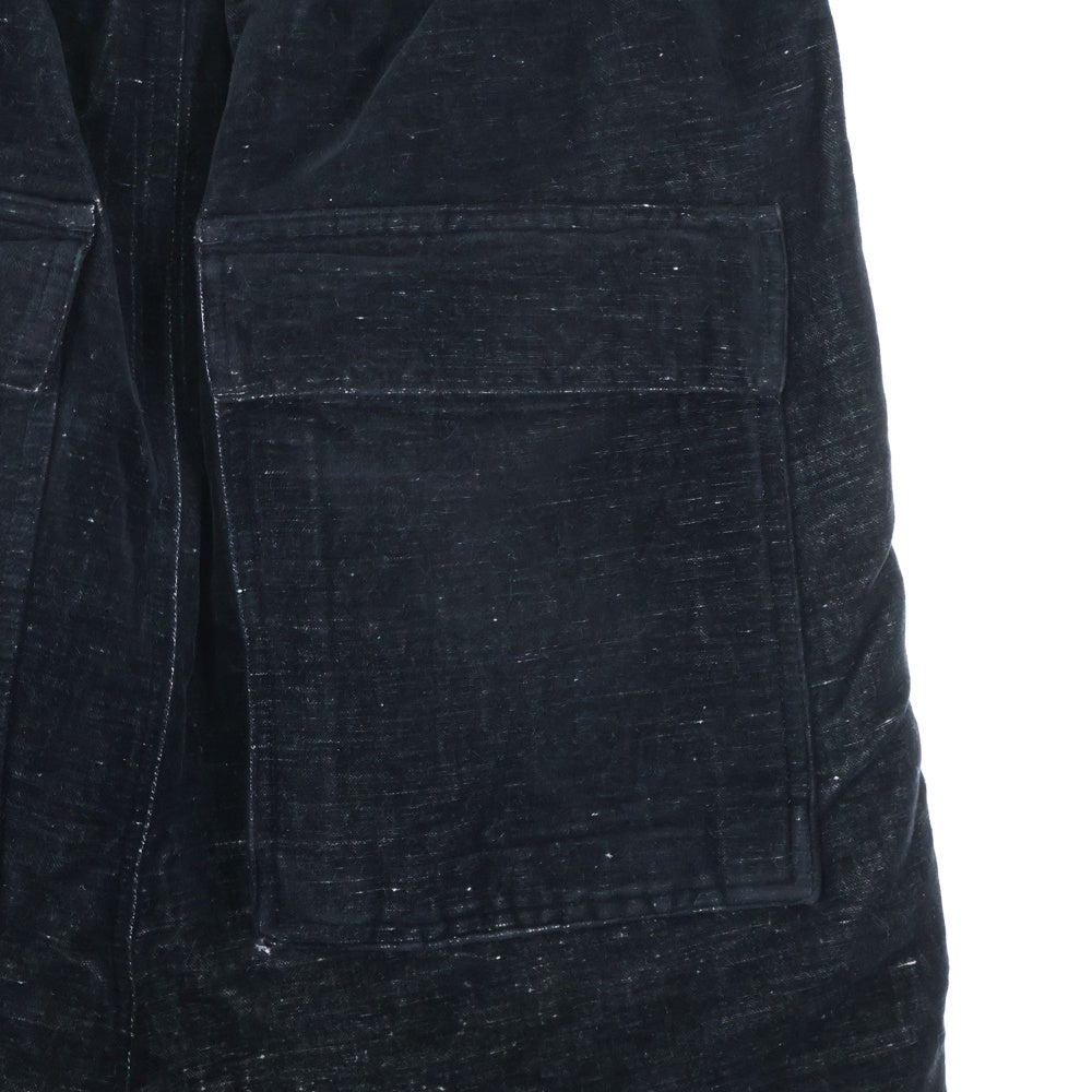 Rick Owens(リックオウエンス) 19AW LARRY ベロア素材 サルエルパンツ ブラック RU19F4395-VM