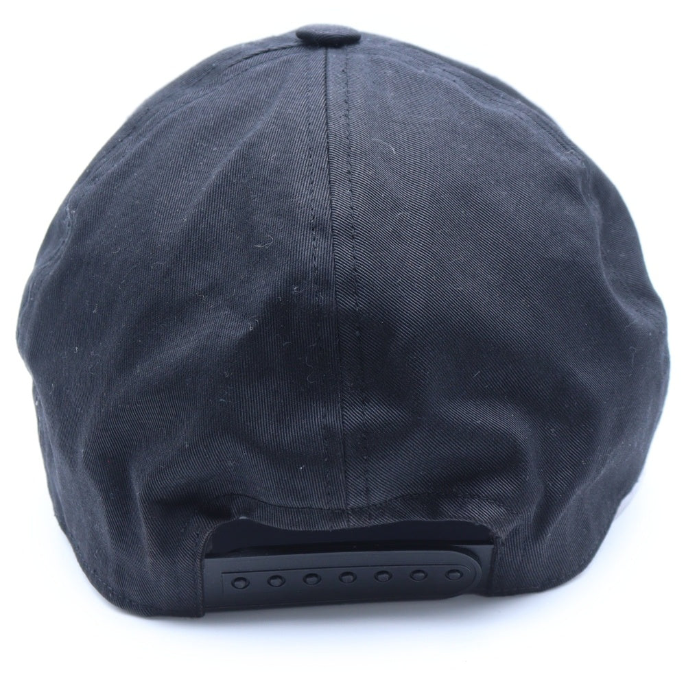 Rick Owens(リックオウエンス) 24SS OWENSCORP 刺繍ベースボールキャップ ブラック RR01D3400-TWEM12