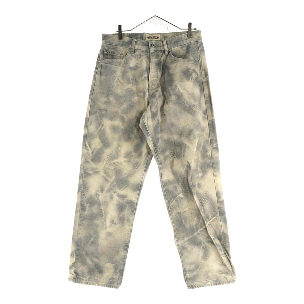 STUSSY(ステューシー) 24AW BIG OL JEAN STENPAT CAMO ビッグオルジーン デニムパンツ グレー