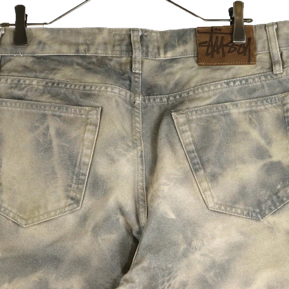 STUSSY(ステューシー) 24AW BIG OL JEAN STENPAT CAMO ビッグオルジーン デニムパンツ グレー