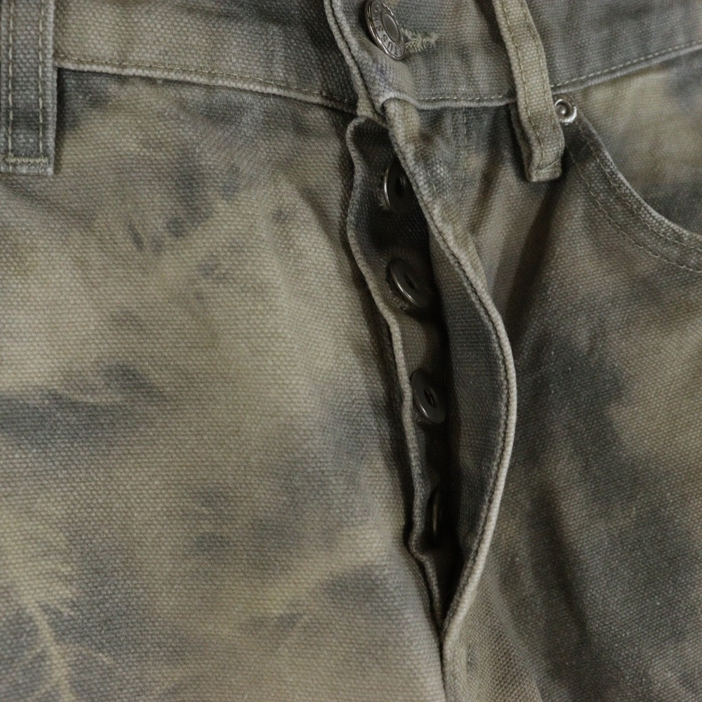 STUSSY(ステューシー) 24AW BIG OL JEAN STENPAT CAMO ビッグオルジーン デニムパンツ グレー