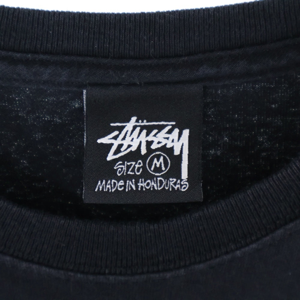 STUSSY(ステューシー) ×Born x Raised Handstyle Tee ボーンレイズド ハンドスタイル プリント半袖Tシャツ ブラック
