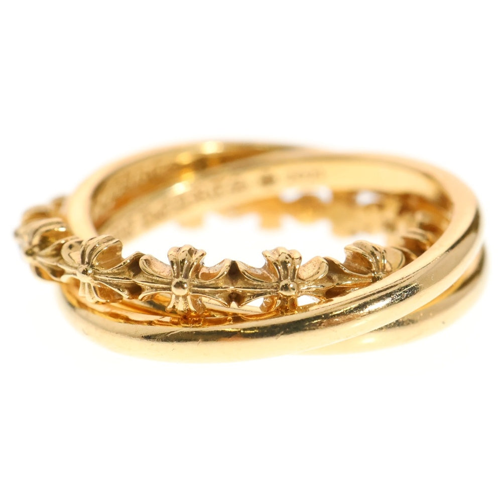 クロムハーツ　タイニーe chromeherts 3連 CHROME HEARTS クロムハーツ 22K TINY E CH PLS TRIPLE RING