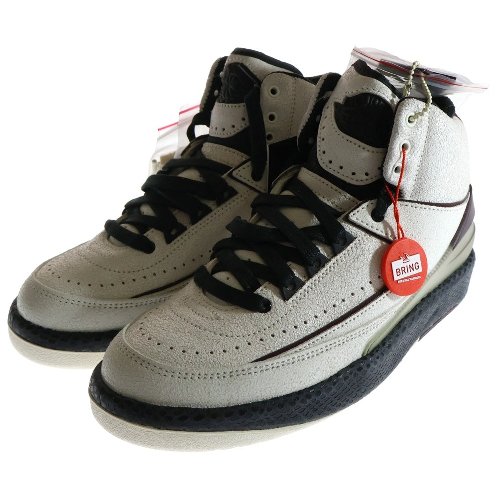 NIKE(ナイキ) ×A MA MANIERE AIR JORDAN 2 RETRO SP ア マ マニエール エアジョーダン 2 レトロ ハイカットスニーカー アイボリー レディース US6/24cm DO7216-100