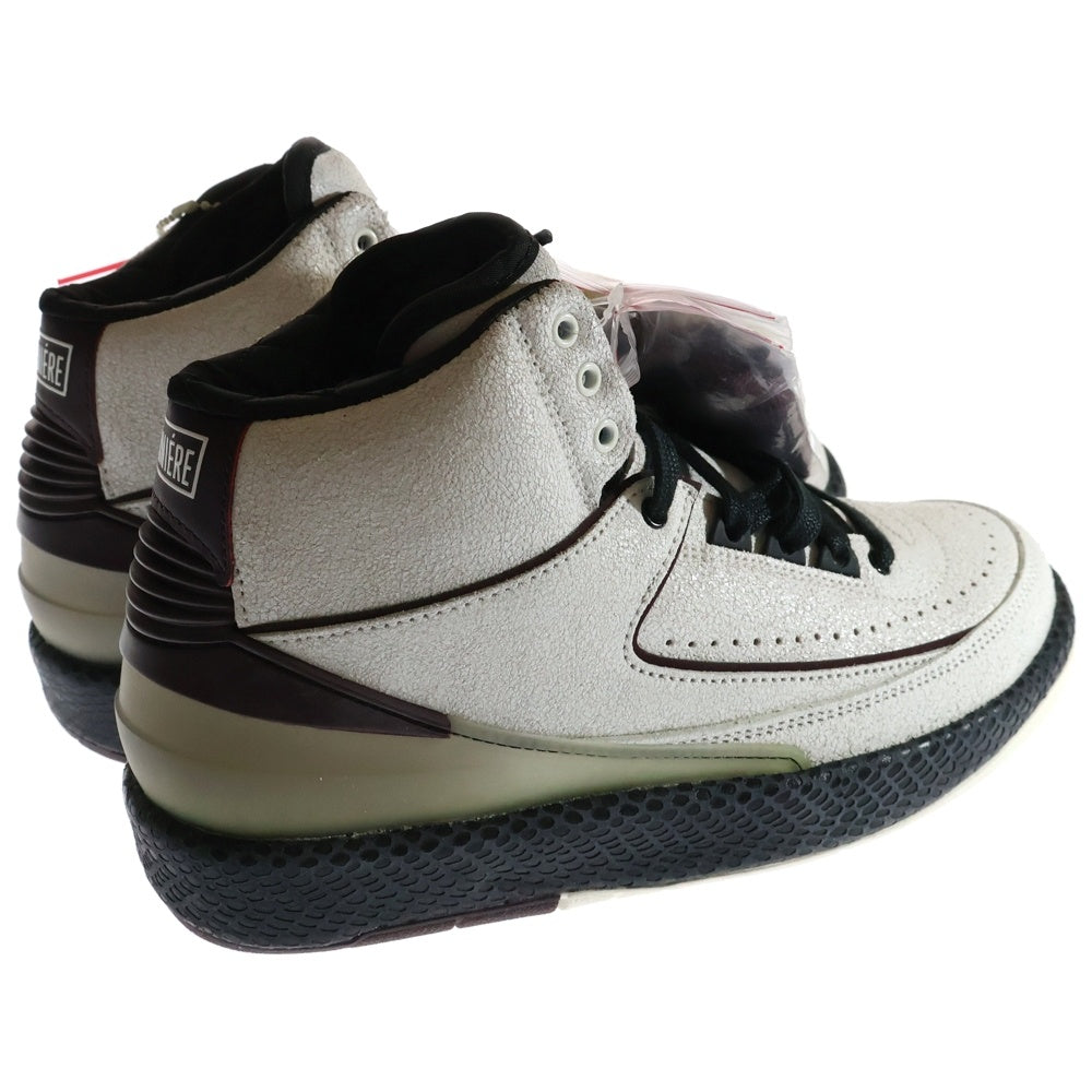 NIKE(ナイキ) ×A MA MANIERE AIR JORDAN 2 RETRO SP ア マ マニエール エアジョーダン 2 レトロ ハイカットスニーカー アイボリー レディース US6/24cm DO7216-100