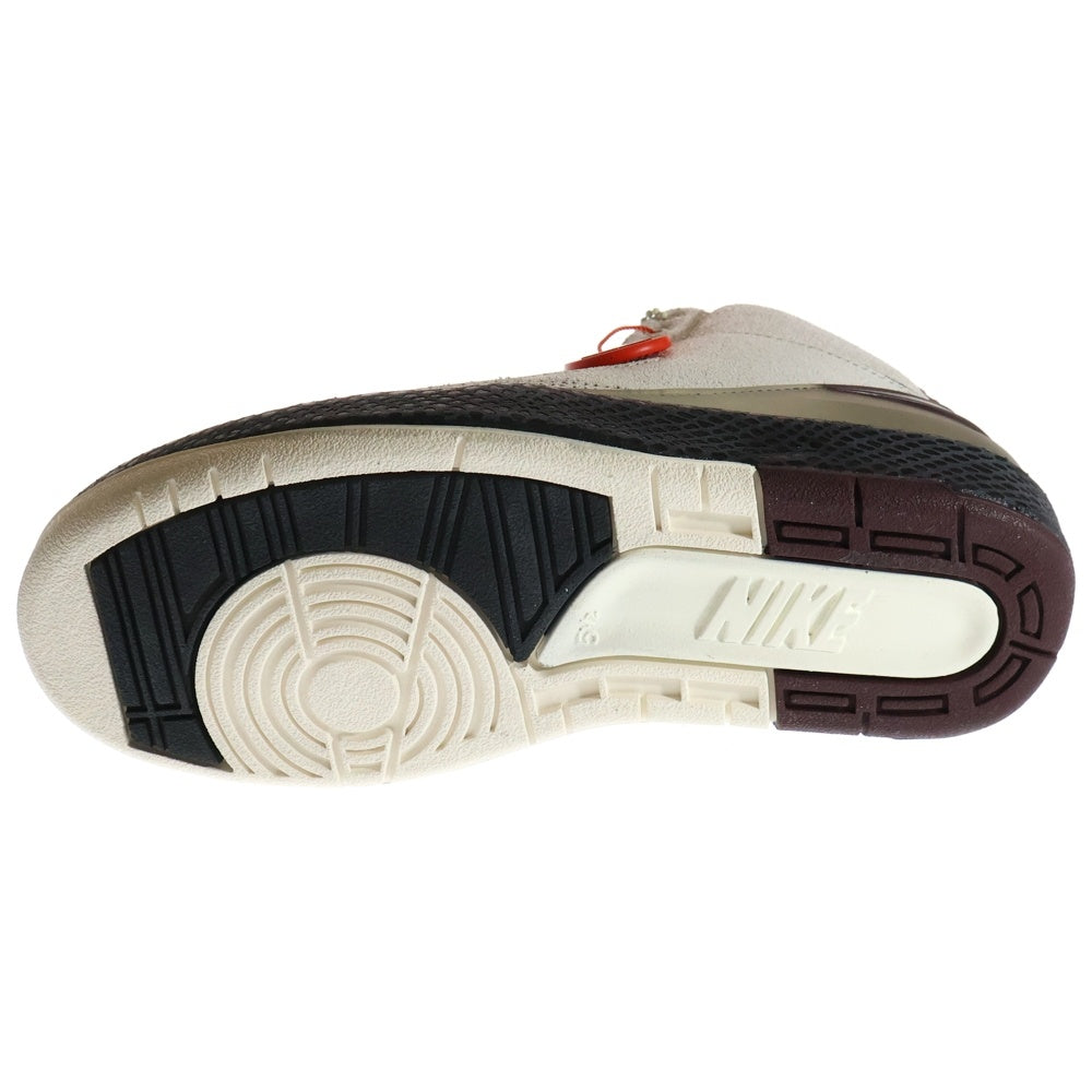 NIKE(ナイキ) ×A MA MANIERE AIR JORDAN 2 RETRO SP ア マ マニエール エアジョーダン 2 レトロ ハイカットスニーカー アイボリー レディース US6/24cm DO7216-100