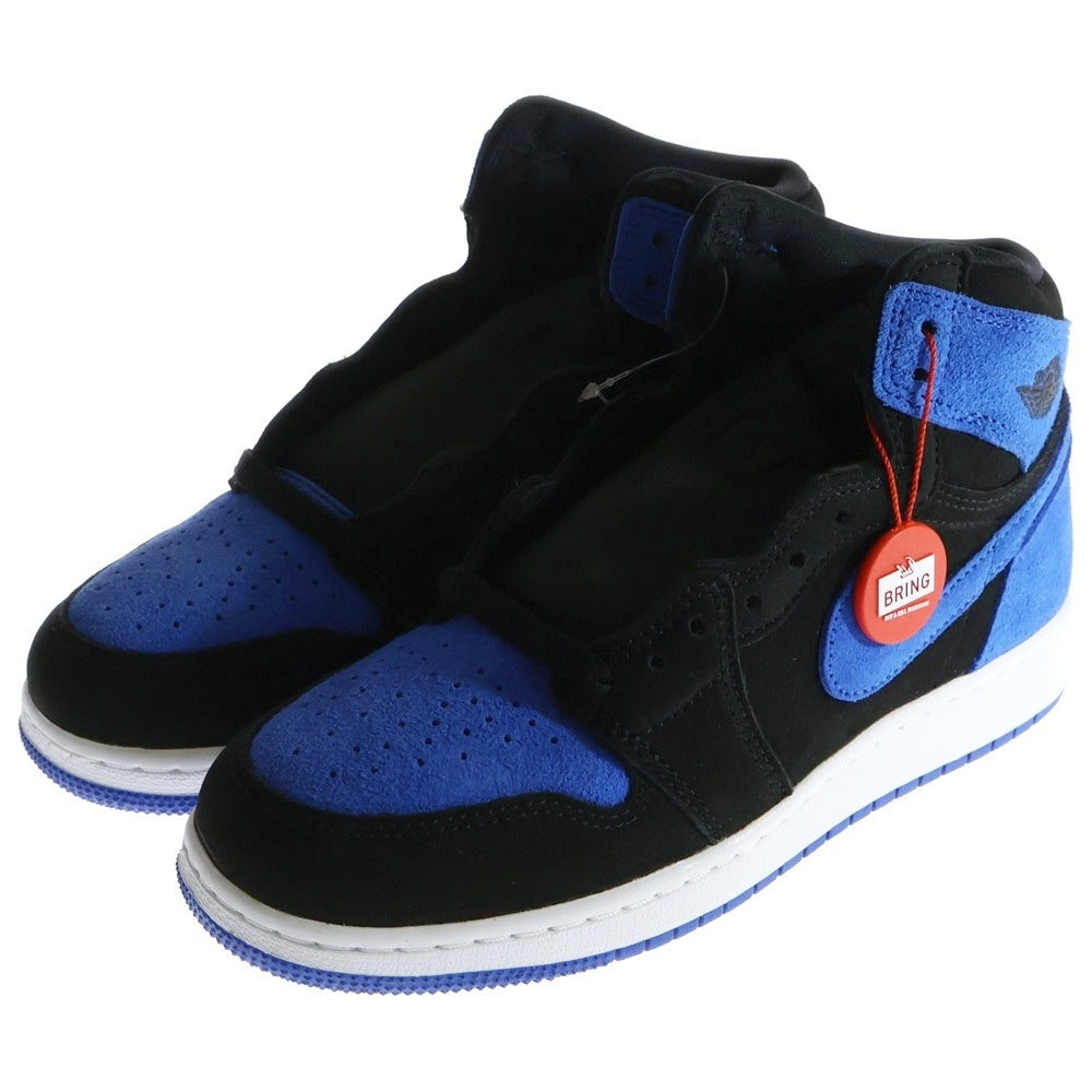 NIKE(ナイキ) AIR JORDAN 1 RETRO HIGH OG GS ROYAL REIMAGINED エアジョーダン1 レトロ ロイヤルリイマジンド ハイカットスニーカー レディース US6Y/24cm FD1437-042
