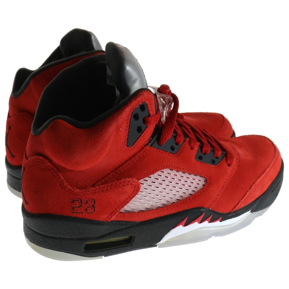 NIKE(ナイキ) AIR JORDAN 5 TORO BRAVO エアジョーダン 5 トロブラボー ハイカットスニーカー レッド レディース US6/24cm DD0587-600