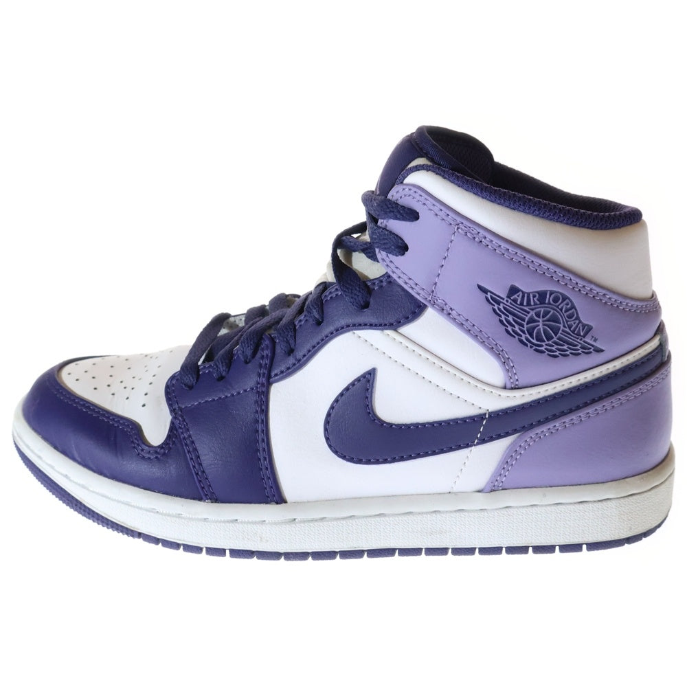 NIKE(ナイキ) AIR JODAN 1 MID SKY J PARPLE DQ8426-515 エアージョーダン1 ハイカットスニーカー US7/25.0cm パープル