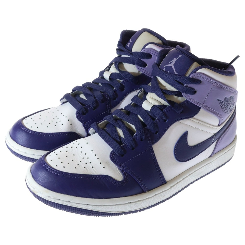 NIKE(ナイキ) AIR JODAN 1 MID SKY J PARPLE DQ8426-515 エアージョーダン1 ハイカットスニーカー US7/25.0cm パープル